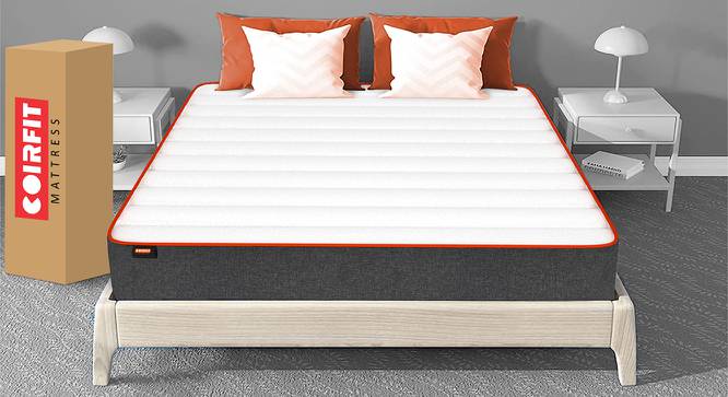 COIRFIT Orthopedic Pressure Relieving Memory Foam 6 inch High Resilience (HR) Foam Mattress L:72 (Queen Mattress Type, 72 x 60 in Mattress Size, 6 in Mattress Thickness (in Inches)) by Urban Ladder - Design 1 Full View - 470546