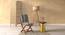 Bellucci Folding Chair (Teak Finish, Black & White) by Urban Ladder - Full View Design 1 - 471010