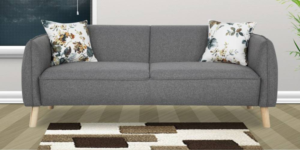 Buffalo Fabric Sofa (Grey) by Urban Ladder - - 