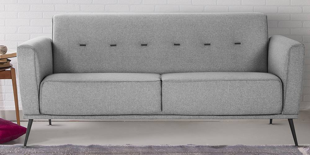 Bolzano Fabric Sofa (Grey) by Urban Ladder - - 