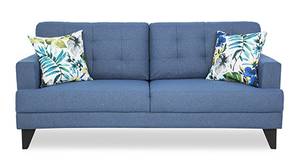 Columbus Fabric Sofa (Blue)