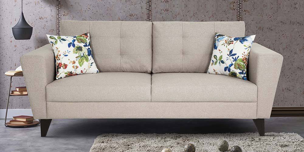 Bristol Brilliant Fabric Sofa (Beige) by Urban Ladder - - 
