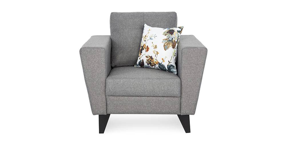 Bristol Brilliant Fabric Sofa (Grey) by Urban Ladder - - 