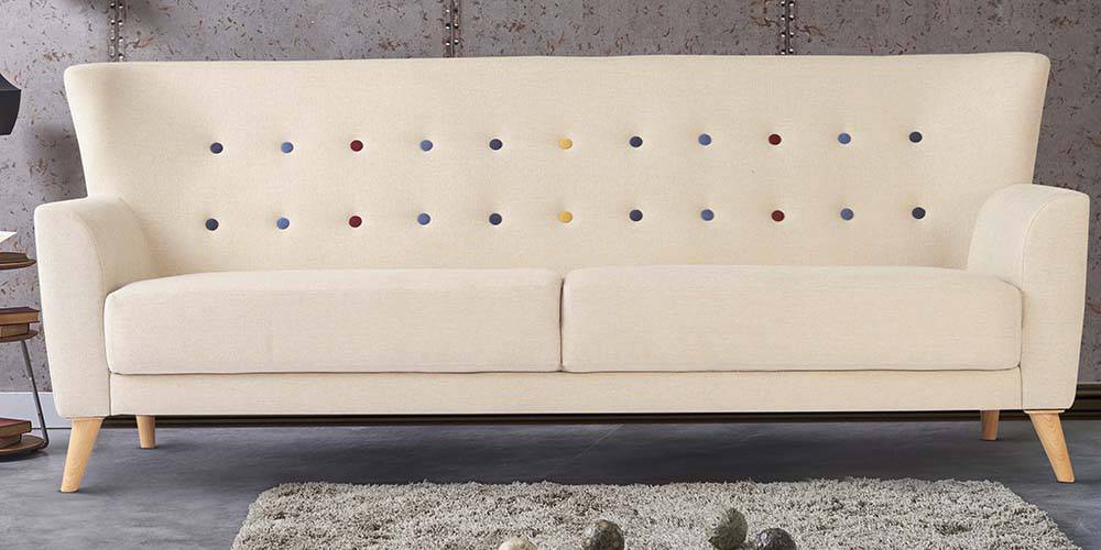 Jamaica Heaven Fabric Sofa (Beige) by Urban Ladder - - 