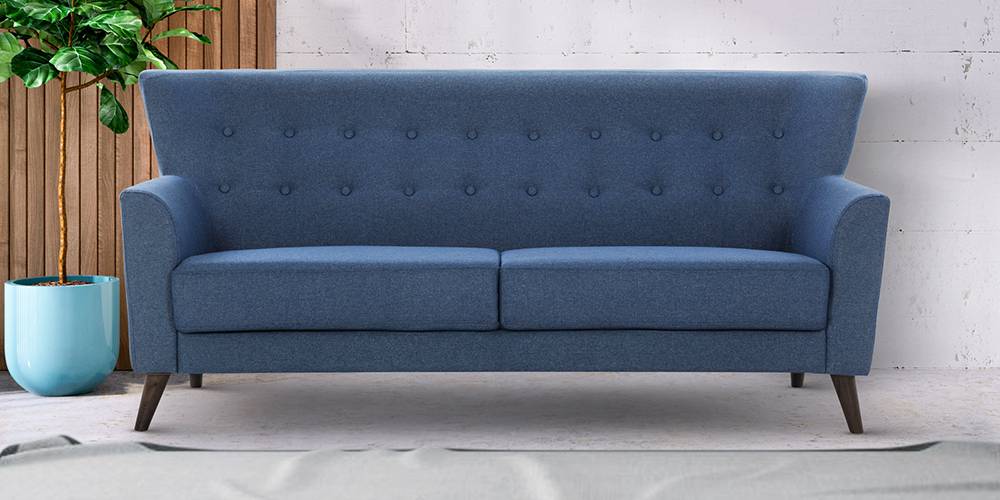 Jamaica Heaven Fabric Sofa (Blue) by Urban Ladder - - 