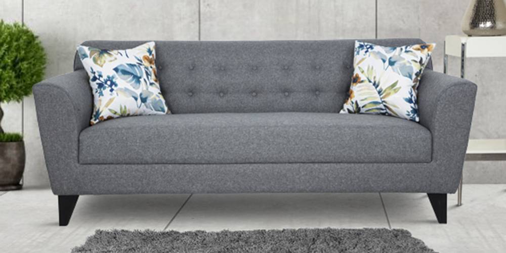 Elly Fabric Sofa (Grey) by Urban Ladder - - 