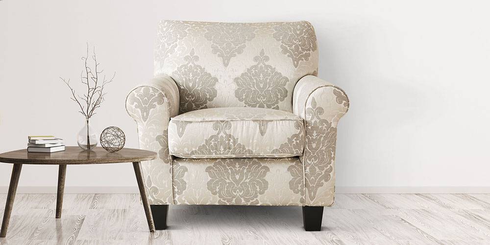 Vienne Charlotte Chair Sofa (Ivory) by Urban Ladder - - 