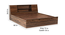 Mykonos Storage Bed (Queen Bed Size, Brown Finish) by Urban Ladder - Dimension Design 1 - 