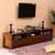 Moises tv unit provincial teak color semi gloss finish lp