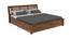 Christian Solid Wood King Platform Storage Bed in Provincial Teak finish (King Bed Size, PROVINCIAL TEAK) by Urban Ladder - Cross View Design 1 - 473675