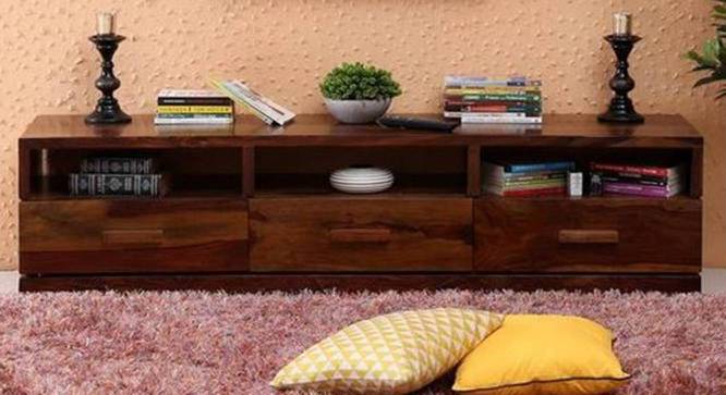 Moises Free Standing Solid Wood Study Table in Provincial Teak finish (Semi Gloss Finish, PROVINCIAL TEAK) by Urban Ladder - Cross View Design 1 - 473677