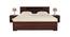 Samana Solid Wood King Storage Bed in Walnut Matte finish (King Bed Size, Walnut) by Urban Ladder - Front View Design 1 - 473697