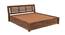 Christian Solid Wood King Platform Storage Bed in Provincial Teak finish (King Bed Size, PROVINCIAL TEAK) by Urban Ladder - Design 2 Side View - 473724