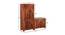 Aldo Solid Wood 36 pair Shoerack - with Seating in Honey Matte finish (HONEY) by Urban Ladder - Design 1 Dimension - 473742