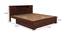 Samana Solid Wood King Storage Bed in Walnut Matte finish (King Bed Size, Walnut) by Urban Ladder - Design 1 Dimension - 473754