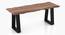 Aquila Live Edge Dining Bench (Semi Gloss Finish, Teak Finish) by Urban Ladder - Cross View Design 1 - 473860