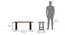 Aquila Live Edge Dining Bench (Semi Gloss Finish, Teak Finish) by Urban Ladder - Dimension Design 1 - 