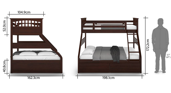 Bunk bed size new arrivals