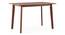 Augusta 4 Seater Dining Table (Dark Walnut Finish) by Urban Ladder - Cross View Design 1 - 473913