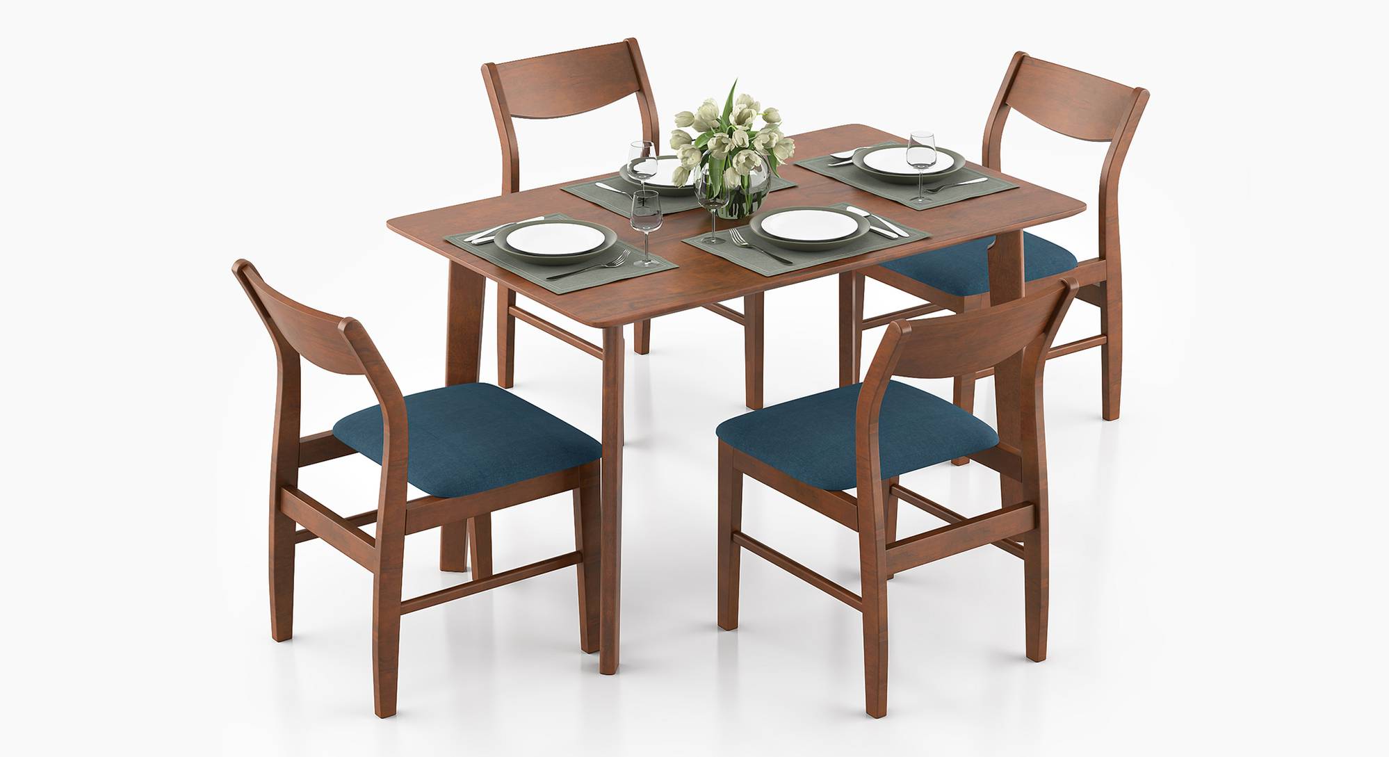 Wall mounted 4 seater dining sales table