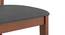 Augusta 4 Seater Dining Set (Grey, Dark Walnut Finish) by Urban Ladder - Design 1 Close View - 473939