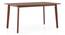 Augusta 6 Seater Dining Table (Dark Walnut Finish) by Urban Ladder - Cross View Design 1 - 473954