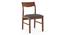 Augusta Dining Chair - Set Of 2 (Grey, Dark Walnut Finish) by Urban Ladder - Cross View Design 1 - 473955