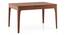 Ramanda 4 to 6 Extendable Dining Table (Dark Walnut Finish) by Urban Ladder - Cross View Design 1 - 474008