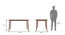 Augusta 6 Seater Dining Table (Dark Walnut Finish) by Urban Ladder - Design 1 Dimension - 474045