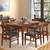Ramanda 4 to 6 extendable augusta 6 seater dining set grey lp