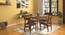 Augusta 4 Seater Dining Table (Dark Walnut Finish) by Urban Ladder - Full View Design 1 - 474250