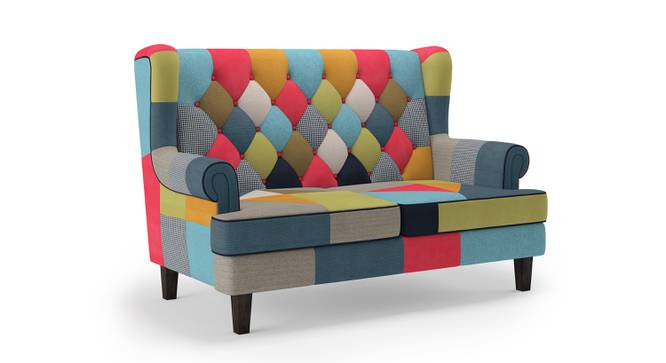 Minnelli Loveseat (Retro Patchwork) by Urban Ladder - Cross View Design 1 - 