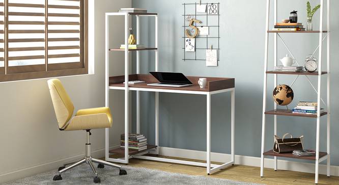 Allan Study Table (Spiced Acacia Finish) by Urban Ladder - Full View Design 1 - 474346