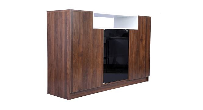 Luther Engineered Wood Crockery Unit in Columbian Walnut (Matte Finish, Columbian Walnut) by Urban Ladder - Cross View Design 1 - 474366