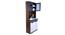 Nyle Engineered Wood Crockery Unit in Columbian Walnut (Matte Finish, Columbian Walnut) by Urban Ladder - Design 1 Side View - 474383