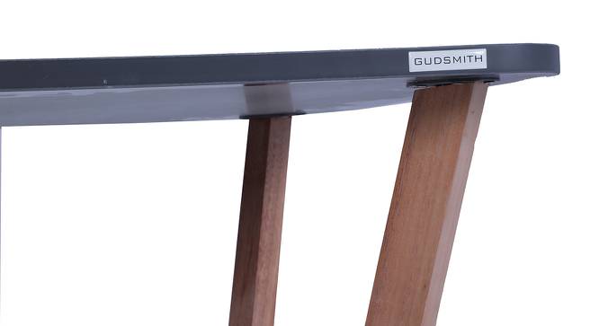 Rectangular Engineered Wood Coffee Table in Frosty White (Matte Finish, Frosty White & Graphite Grey) by Urban Ladder - Design 1 Close View - 474393