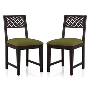Dining Chairs Design Alaca Dining Chair - Set of 2 (Olive, Mango Mahogany Finish)