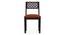 Alaca Dining Chair - Set of 2 (Lava, Mango Mahogany Finish) by Urban Ladder - Cross View Design 1 - 474462