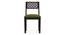 Alaca Dining Chair - Set of 2 (Olive, Mango Mahogany Finish) by Urban Ladder - Cross View Design 1 - 474463