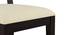 Alaca Dining Chair - Set of 2 (Mango Mahogany Finish, Camilla Ivory) by Urban Ladder - Design 1 Side View - 474474