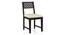 Alaca 6 Seater Dining Set (Mango Mahogany Finish, Camilla Ivory) by Urban Ladder - Design 1 Side View - 474477