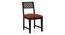 Alaca 6 Seater Dining Set (Lava, Mango Mahogany Finish) by Urban Ladder - Design 1 Side View - 474478