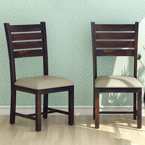 Michel dining chair provincial teak color semi gloss finish lp