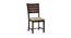 Michel Solid Wood Single Dining Chair - Set of 2 in Provincial Teak Finish (PROVINCIAL TEAK) by Urban Ladder - Cross View Design 1 - 475207