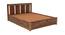 Sable Solid Wood Queen Box Storage Platform Bed in Provincial Teak Finish (Teak Finish, Queen Bed Size) by Urban Ladder - Design 1 Side View - 475342