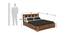 Sable Solid Wood Queen Box Storage Platform Bed in Provincial Teak Finish (Teak Finish, Queen Bed Size) by Urban Ladder - Design 1 Close View - 475344