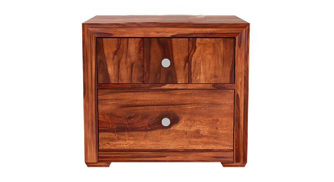 Titus Solid Wood Bedside Table in Honey finish (HONEY Finish) by Urban Ladder - Cross View Design 1 - 475417