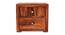 Titus Solid Wood Bedside Table in Honey finish (HONEY Finish) by Urban Ladder - Cross View Design 1 - 475417