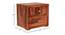 Titus Solid Wood Bedside Table in Honey finish (HONEY Finish) by Urban Ladder - Design 1 Dimension - 475419
