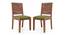 Arabia - Oribi 4 Seater Storage Dining Table Set (Teak Finish, Avocado Green) by Urban Ladder - Front View Design 1 - 476323